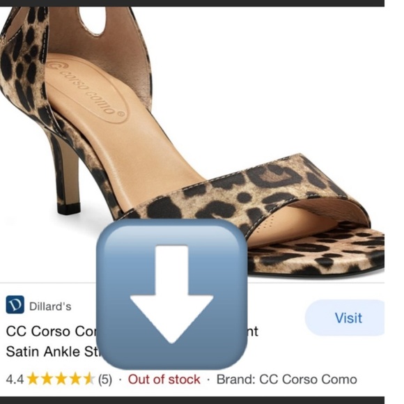 21 Corso Como Dakota Leopard Print Satin Ankle Strap Pumps - Picture 13 of 13